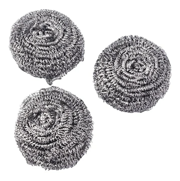 Губка Attribute Swirl из нержавеющей стали, 2+1шт