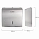 Диспенсер для полотенец LAIMA PROFESSIONAL INOX, (Система H2) Z-сложения, нержавеющая сталь, матовый
