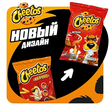 Чипсы Cheetos Кетчуп, 85г