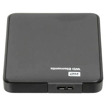 Внешний жесткий диск WD Elements Portable 2TB, 2.5', USB 3.0, черный, WDBU6Y0020BBK-WESN