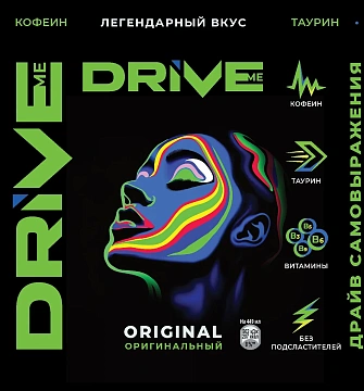 Напиток энергетический Drive Me Original, 449мл, ж/б