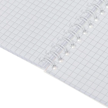 Бизнес-тетрадь А4,80л,кл,греб,обл.мат.лам. Attache Selection Pastel Полосы