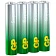 Батарейка GP Super AAA/LR03/24A 24ARS-2SB4/24AA21RA-2CRS4 96шт/уп, 4шт/бл