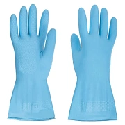 Перчатки МНОГОРАЗОВЫЕ нитриловые LAIMA ГИПОАЛЛЕРГЕННЫЕ, х/б напыление, ПРОЧНЫЕ, размер 9-10, XL (оче