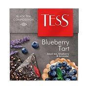 Чай Tess Blueberry Tart (Блюберри Тарт), черный, 20 пирамидок