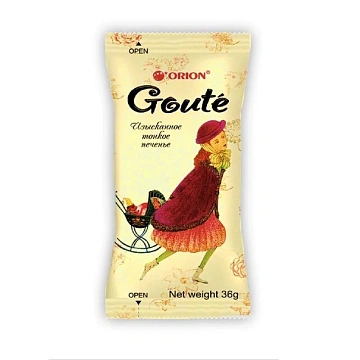 Печенье затяжное Orion GOUTE, 144г