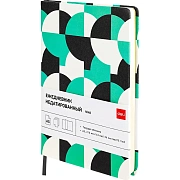 Ежедневник недатированный Deli Coloring, A5, 136л CN148-Coloring2 чер-зел