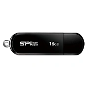 Память SiliconPower ' Luxmini 322' 16GB, USB2.0 Flash Drive, черный