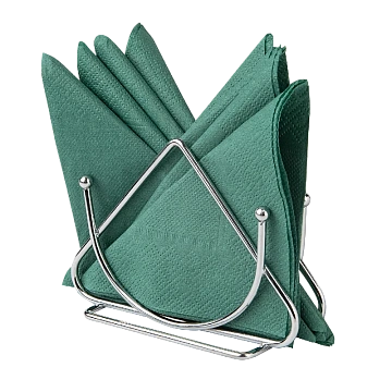 Салфетки бумажные Metro Professional 24 x 24см, 400шт, 1 слой, зеленые