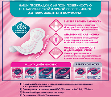 Прокладки Libretta Ultra Super мягкая поверхность, 8шт