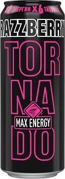 Напиток энергетический Tornado Max Energy Razzberry, 450мл