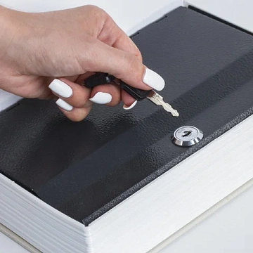 Сейф-книга 'ФИНАНСИСТ', 60х170х240 мм, ключевой замок, BRAUBERG, 291057