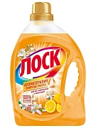 Гель для стирки Лоск Ароматерапия цветок апельсина и бергамот, 2.19л