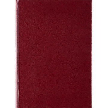 Ежедневник недатированный А5, Ideal бордовый 136л. 3-122/04 3-122/04