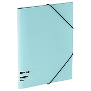 Папка на резинке Berlingo 'Instinct' А4, пластик, 600мкм, аквамарин