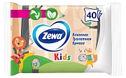 Туалетная бумага Zewa Kids влажная, 40 листов