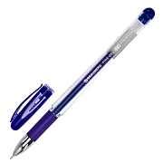 Ручка гелевая с грипом BRAUBERG 'Fine Gel', СИНЯЯ, игольчатый узел 0,5 мм, линия письма 0,35 мм, 141179