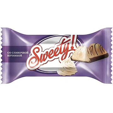 Конфеты Sweety со сливочной начинкой, 1.5кг