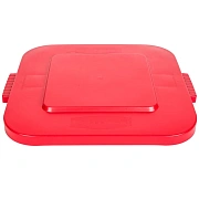 Крышка для мусорного контейнера Rubbermaid Brute 106л, с защелкой, красная, FG352700RED