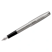 Ручка перьевая Parker 'Sonnet Stainless Steel CT' 0,8мм, подарочная упаковка