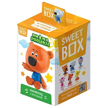 Мармелад жевательный Sweet Box Ми-ми-мишки с игрушкой, 10г