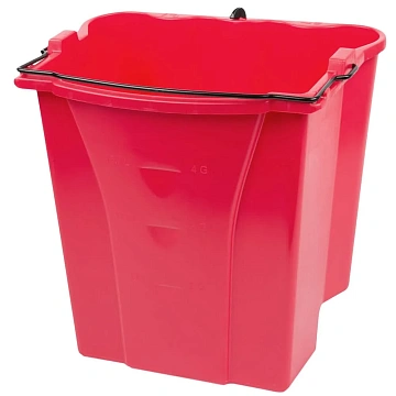 Ведро Rubbermaid WaveBrake для грязной воды, красное, FG9C7400RED