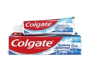 Зубная паста Colgate Тройное действие Экстра отбеливание для восстановления естественной белизны зуб