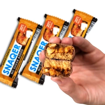 Батончик протеиновый Snaq Fabriq Арахис-карамель-шоколаде без сахара, 50г
