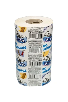 Бумажные полотенца Viva белые, 1 слой, 18м