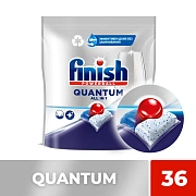 Таблетки для посудомоечной машины Finish Quantum бесфосфатные, 36шт