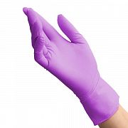 Перчатки нитриловые Benovy Nitrile MultiColor р. М, 7г, сиреневые, 50 пар