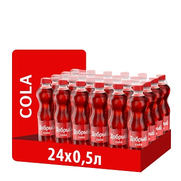 Напиток Добрый Cola газированный, 500мл