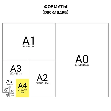 Грамота Brauberg А4, желтая, 20шт