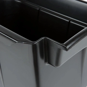 Навесной бак для мусора Rubbermaid 15.1л, для тележек X-Tra, черный, FG335488BLA