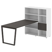 Рабочая станция EVRST 1217 Мокко/Мокко 2190х1250х1355 EDIS