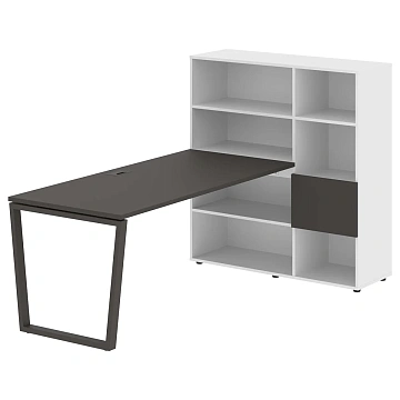 Рабочая станция EVRST 1217 Мокко/Мокко 2190х1250х1355 EDIS