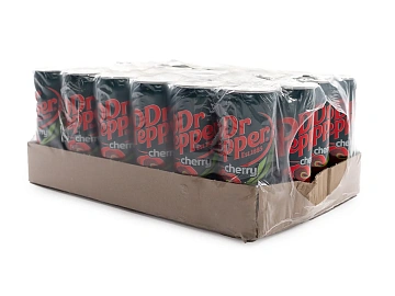 Напиток газированный Dr Pepper вишня безалкогольный, 330мл