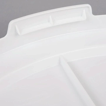 Крышка для мусорного контейнера Rubbermaid Brute 121.1л, поворотная, белая, FG9G7800WHT