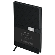 Ежедневник недатированный, А5, 136л., твердый переплет, кожзам, Greenwich Line 'Fascia. Graphite', м