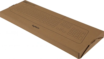 Клавиатура проводная LOGITECH K120, USB, 104 клавиши, черная, 920-002522