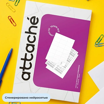 Этикетки самоклеящиеся кауч.к.52,5х29,7 40шт/л А4(100л/уп)
