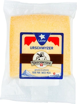 Сыр Laime Урсшвайцер кусок 45%, 150г