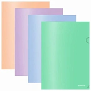 Папка-уголок ERICH KRAUSE 'Matt Pastel Bloom', ассорти, 0,18 мм, 61133