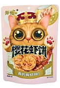 Чипсы Catch Yu Mi кукурузные с вишневой креветкой, 52г