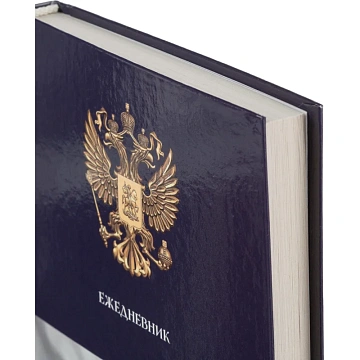 Ежедневник недатированный 7БЦ, А5,128л Госсимволика
