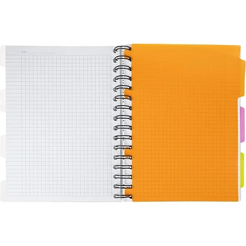 Бизнес-тетрадь 140л,кл,А5,SPIRAL BOOK Салатовый,евросп,обл.пл,раздел.84108