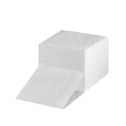 Диспенсерные салфетки Merida Классик белые, 24х24см, 1 слой, 100шт, 48 пачек