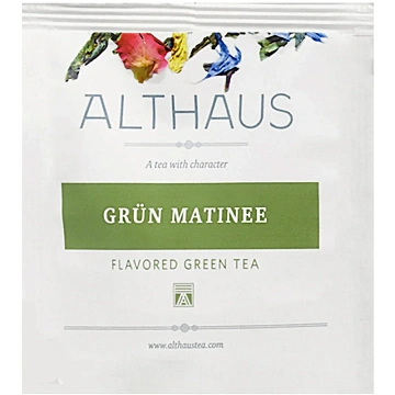 Чай Althaus Grun Matinee Pyra-Pack 15пак х 2,75г TALTHL-L00146