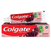 Зубная паста Colgate Гранат с натуральными ингредиентами для укрепления эмали зубов и защиты от кари