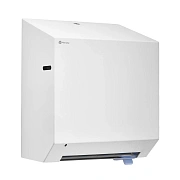 Диспенсер для полотенец в рулонах Merida Stella R CSB302.R, белый, металлический, Макси, автоматический